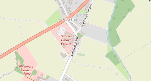Map of a likely free parking spot near Cambridge Road, Cambridge