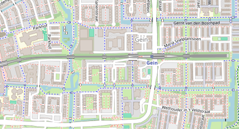 Map of a likely free parking spot near Willeskopstraat, Zuidoost, Amsterdam