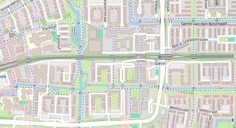 Map of a likely free parking spot near Willeskopstraat, Zuidoost, Amsterdam