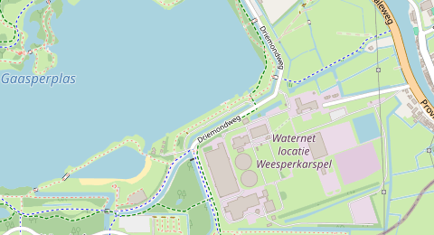 Map of a likely free parking spot near Driemondweg, Amsterdam