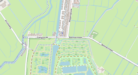 Map of a likely free parking spot near Volgermeer, Amsterdam