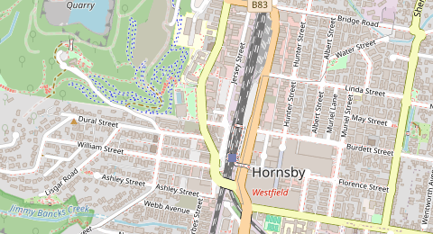 Map of a likely free parking spot near Coronation Street 3, Sydney